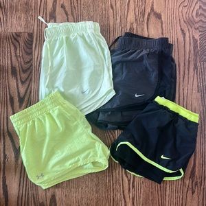 Bundle of athletic shorts- Nike & Under Armour